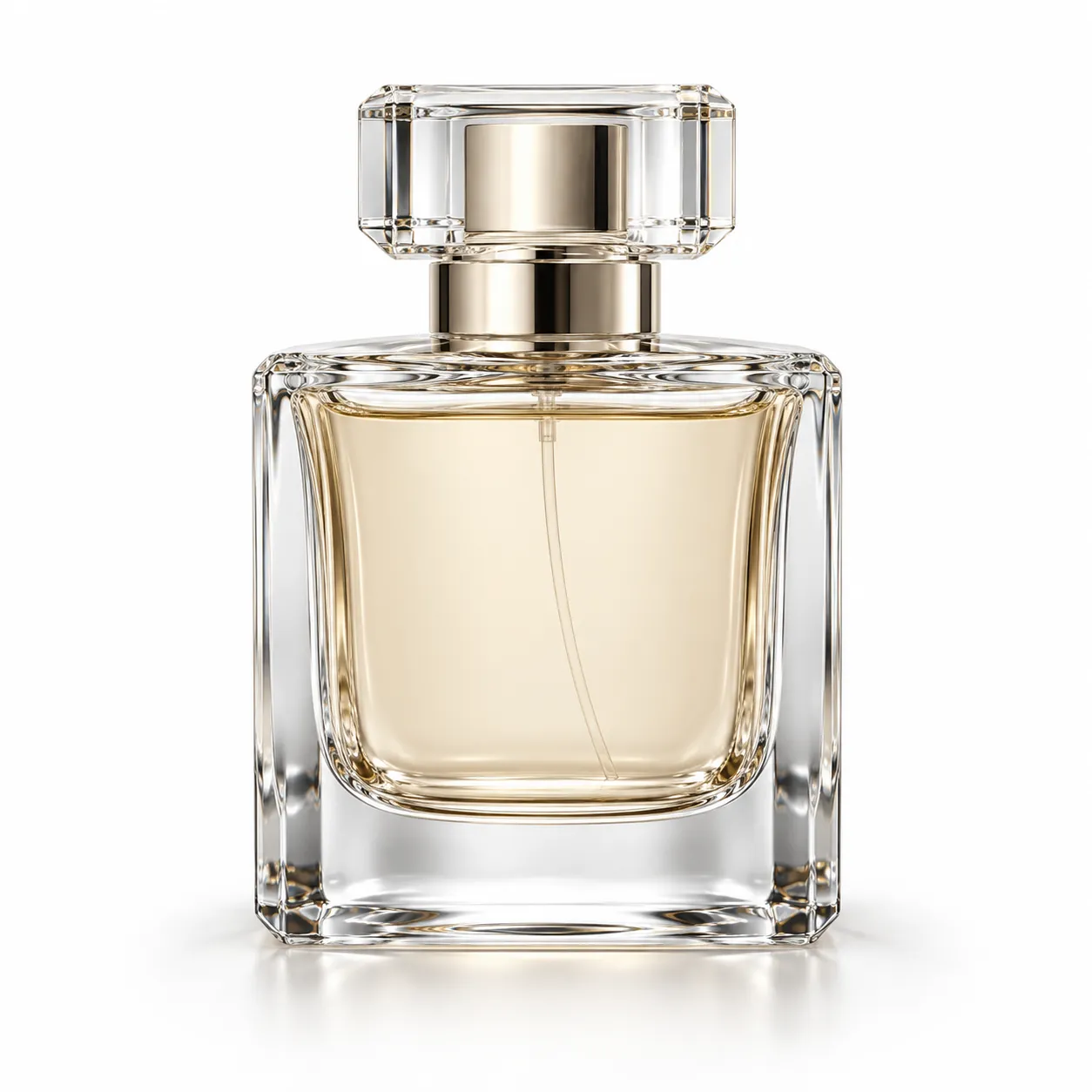 Heavy bottom glass perfume bottle