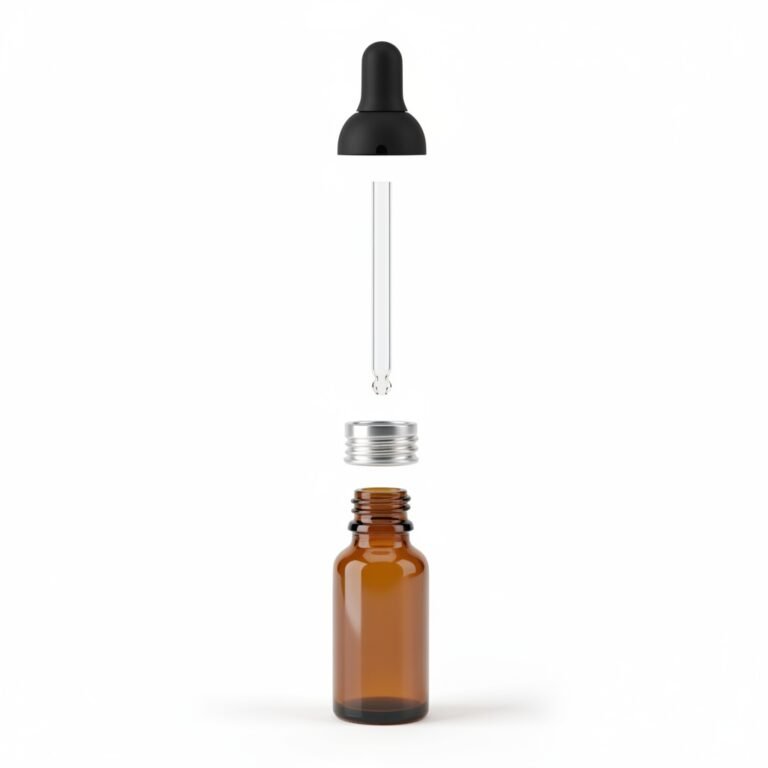 Dropper bottle and pipette assembly components