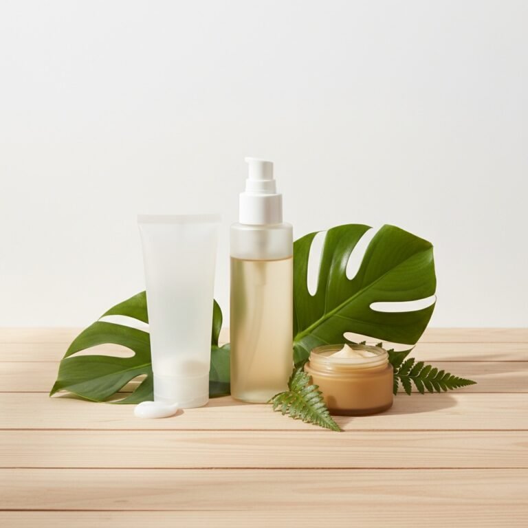 Bio-based packaging material illustration